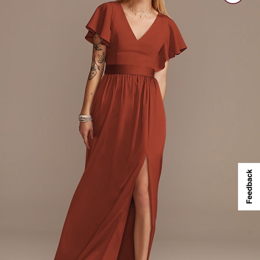 David’s bridal bridesmaids dress